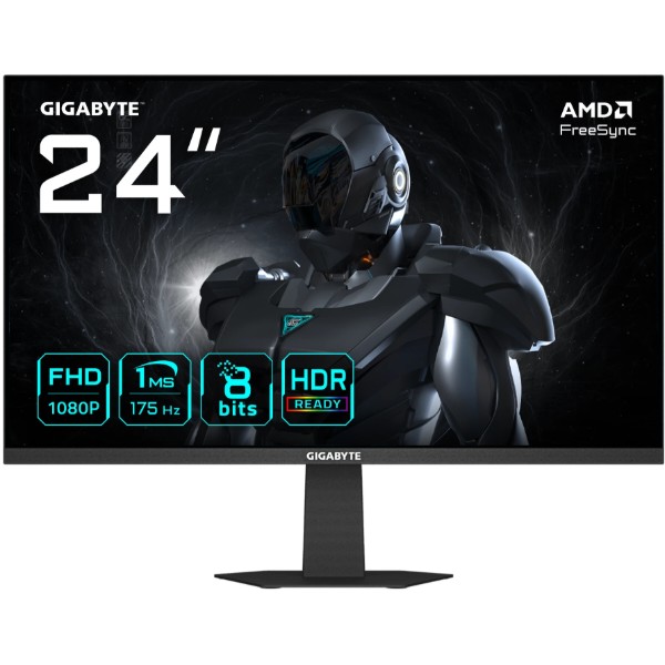 Фото - Монітор ігровий Gigabyte GS24F14A Gaming Monitor Фото - Монітор ігровий Gigabyte GS24F14A Gaming Monitor